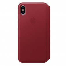 Чохол Apple iPhone XS Max Leather Folio - Red