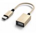 Адаптер Satechi Type-C to Type-A Cabled Adapter Gold (ST-TCCAG)