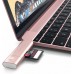 Адаптер Satechi Aluminum Type-C USB 3.0 and Micro/SD Card Reader Rose Gold (ST-TCCRAR)