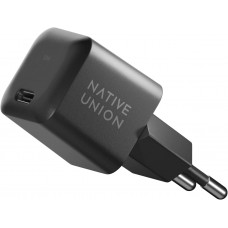 Адаптер живлення Native Union Fast GaN Charger PD 30W USB-C Port Black (FAST-PD30-2-BLK-EU)