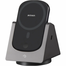 Бездротовий зарядний пристрій PITAKA MagEZ Slider 2 Twill Black/Grey (SL2301)