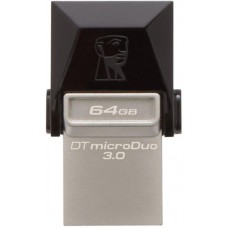 Флеш-драйв KINGSTON DT MicroDuo 64GB, OTG, USB 3.0