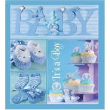 Альбом EVG 20sheet Baby collage Blue w/box (UA)