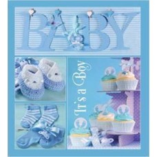 Альбом EVG 10x15x56 BKM4656 Baby collage Blue (UA)