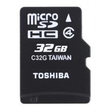 карта памяти TOSHIBA microSDHC 32 GB Class 4 M102 + SD адаптер