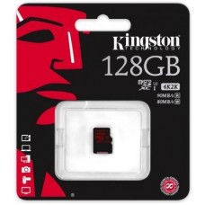 Карта памяти KINGSTON microSDXC 128 Gb UHS-I no ad U3 (R90, W80MB/s)