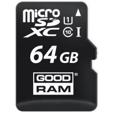 Карта памяти GOODRAM microSDXC 64GB Cl10 UHS I All in One + OTG reader