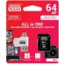 Карта памяти GOODRAM microSDXC 64GB Cl10 UHS I All in One + OTG reader