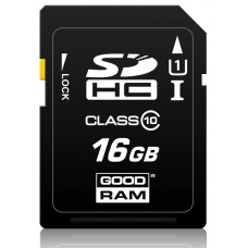 Карта памяти GOODRAM SDHC 16 GB Class 10 UHS-I (R60MB/s)