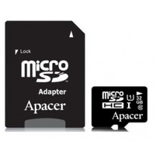 Карта памяти APACER microSDHC 32GB UHS-I U1+adapter