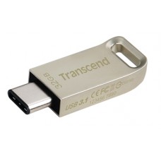 Флеш-драйв TRANSCEND JetFlash 850 32GB, Type-C, USB 3.1/3.0 Silver