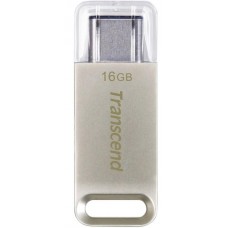 Флеш-драйв TRANSCEND JetFlash 850 16GB, Type-C, USB 3.1/3.0 Silver