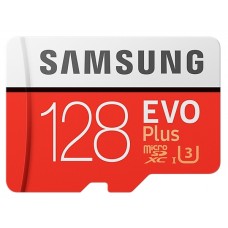 Карта памяти SAMSUNG microSDXC 128GB EVO PLUS UHS-I U3 (R100, W90MB/s)