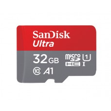 Карта памяти SANDISK microSDHC 32GB Ultra A1 C10 UHS-I 98MB/s+SD