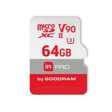 карта памяти GOODRAM microSDXC 64GB IRDM PRO UHS II V90 U3 (R280/W240)
