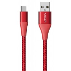 Кабель Anker Powerline+ II USB-C to USB-A - 0.9м Red (A8462H91)