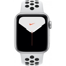Apple Watch Nike Series 5 GPS 40mm Silver Aluminum Case with Pure Platinum/Black Nike Sport Band (MX3R2)